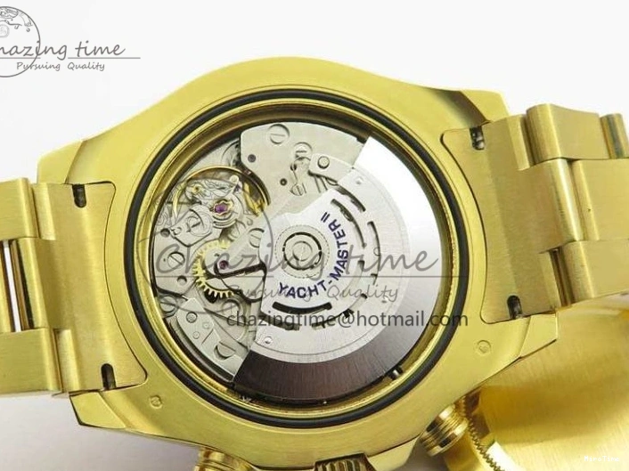 MiroTime 0303 YachtMaster II 116688 YG JF 1:1 Best Edition White Dial Blue Ceramic Bezel On YG Bracelet A Cozy 3577